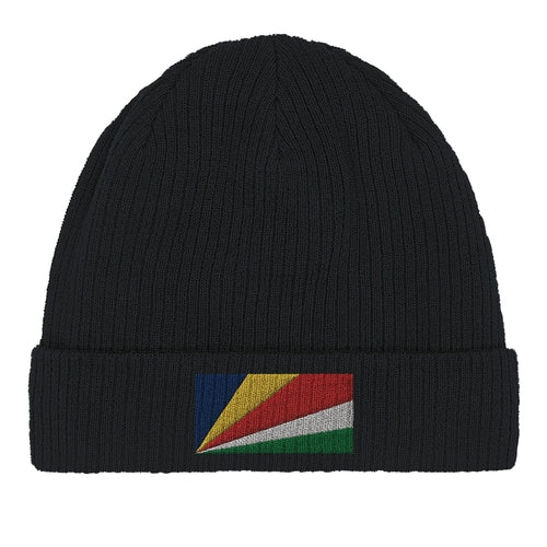 Bonnet en coton Drapeau des Seychelles
