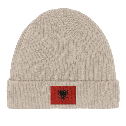 Bonnet en coton Drapeau de l'Albanie