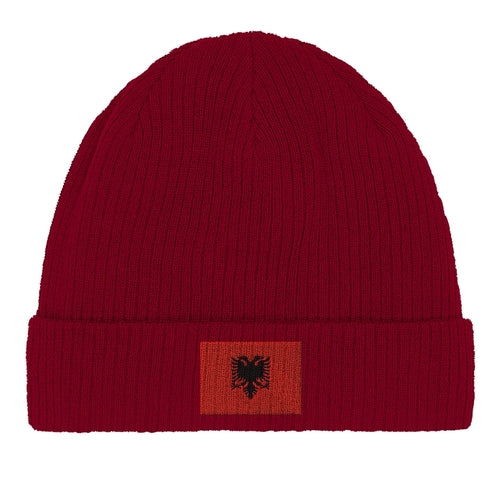 Bonnet en coton Drapeau de l'Albanie