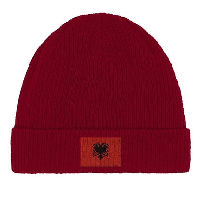 Bonnet en coton Drapeau de l'Albanie