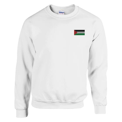Sweat-shirt Drapeau de la Palestine en broderie