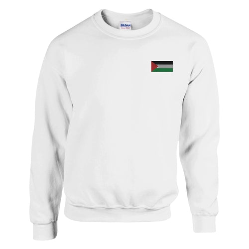 Sweat-shirt Drapeau de la Palestine en broderie