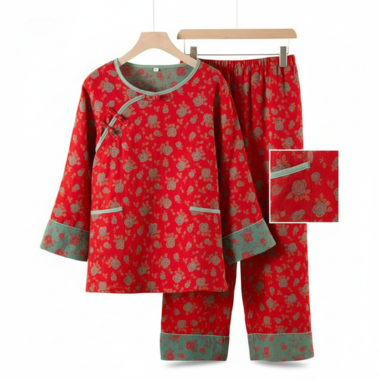 Ensemble Vintage Oriental Rose