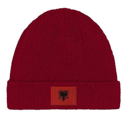 Bonnet en coton Drapeau de l'Albanie