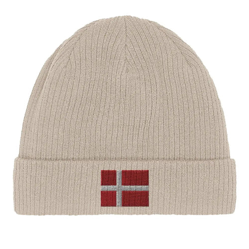 Bonnet en Coton – Drapeau du Danemark – Broderie