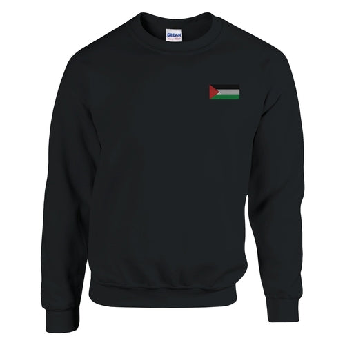 Sweat-shirt Drapeau de la Palestine en broderie