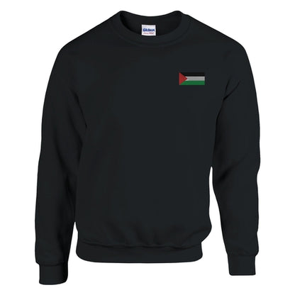 Sweat-shirt Drapeau de la Palestine en broderie