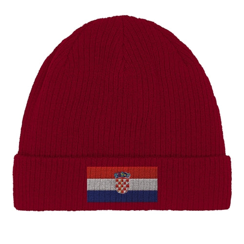 Bonnet en coton Drapeau de la Croatie