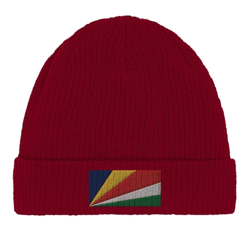 Bonnet en coton Drapeau des Seychelles